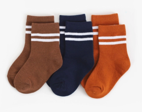 Striped Midi Sock | 3-pack