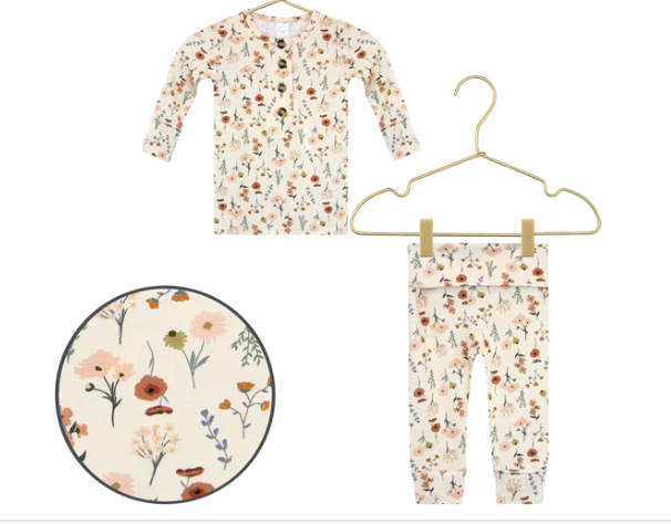 Pink Floral 2-PC Set