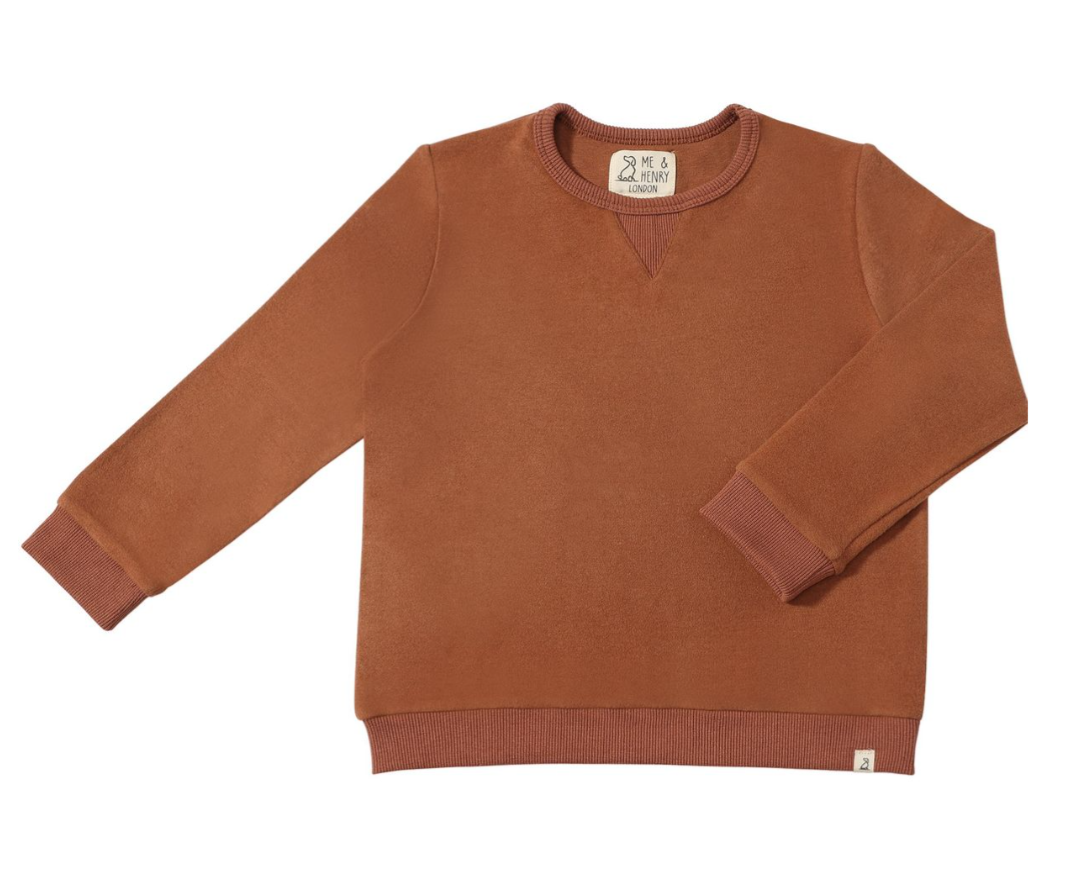 Boys Pullover Sweater | Brown