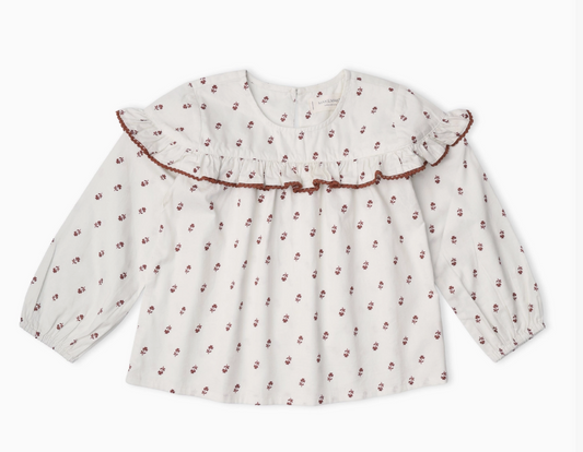 Organic Cotton Blouse | Forest Scatter
