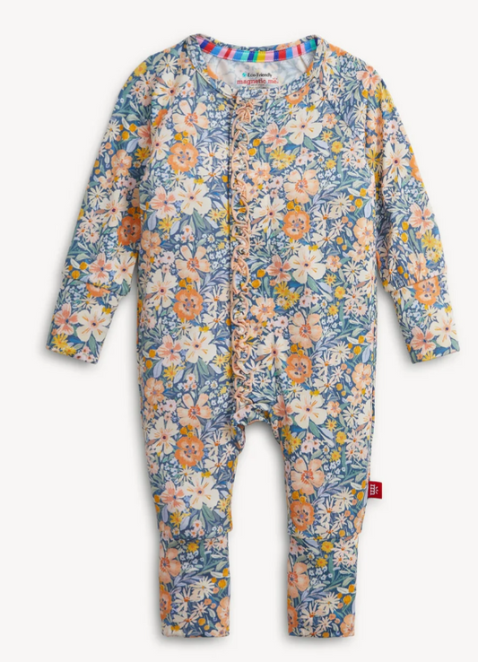 Flora Ruffle Coverall | Magnetic