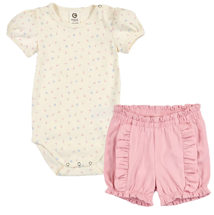 Ribbed Floral Set
