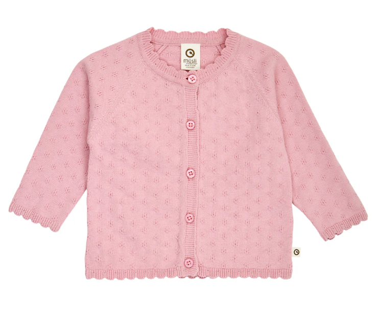 Pink Knit Cardigan