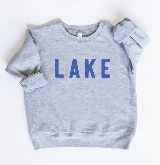 Lake Toddler Sweatshirt | Heather Grey