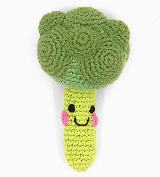 Broccoli Toy Rattle | Handmade