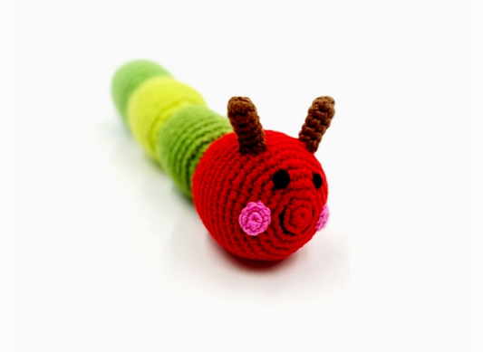 Caterpillar Toy Rattle | Handmade