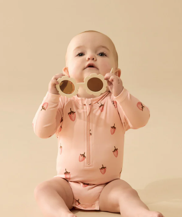 Strawberry Swimsuit | Long Sleeve UPF50+