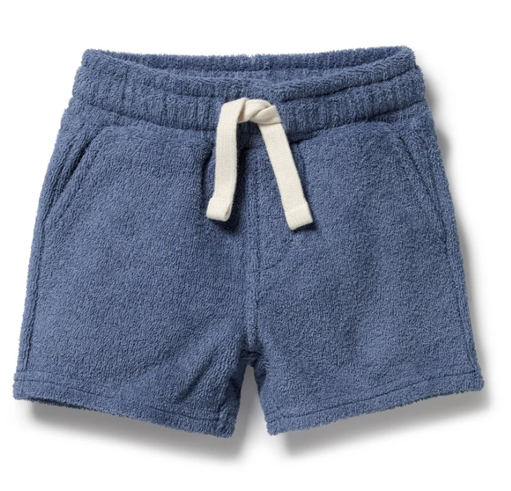 Terry Cloth Shorts | Deep Blue