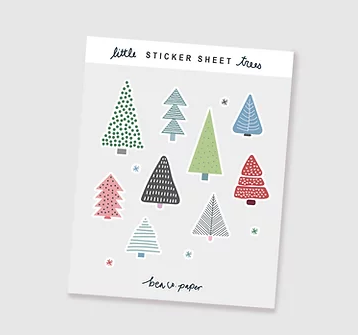 Little Trees Sticker Sheet