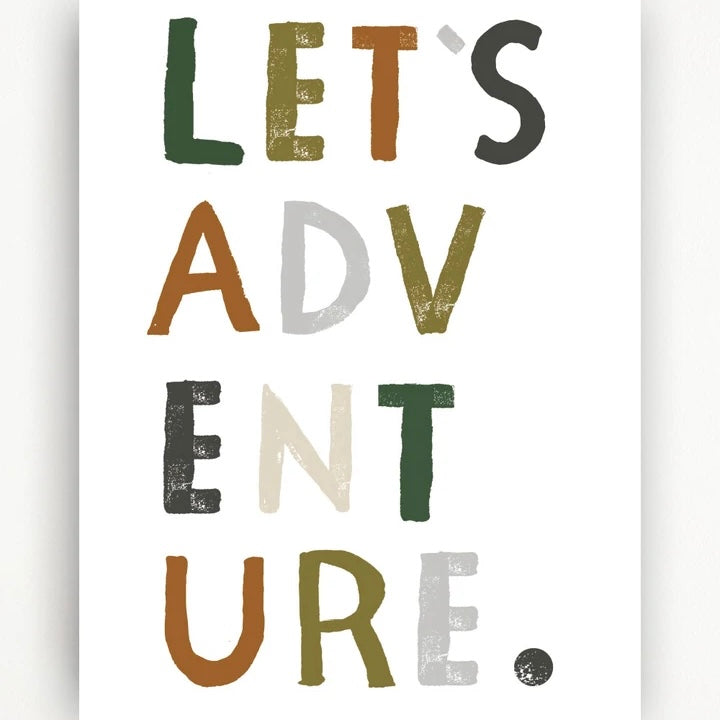 Vamos a la aventura Art Print
