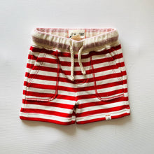 Cargar imagen en el visor de la galería, SALE &quot;Red Stripe Jersey Shorts&quot;
