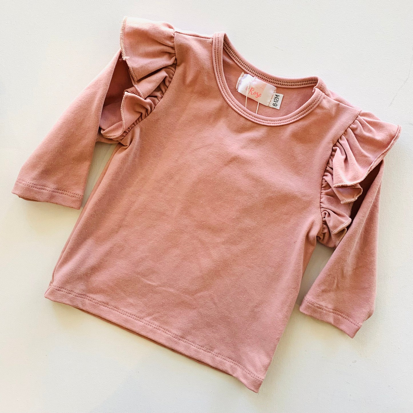 Long Sleeve Ruffle Shirt | Color Options
