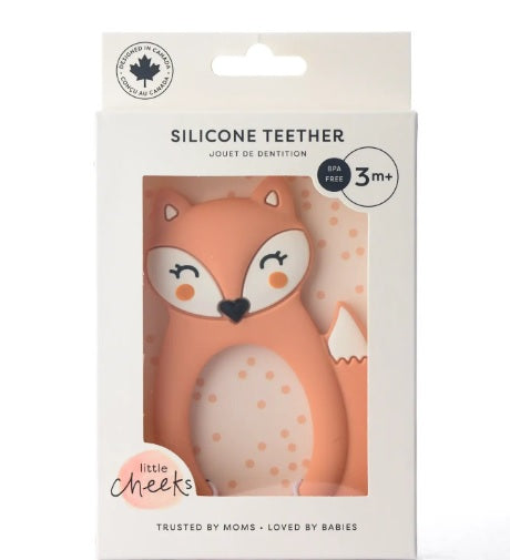 Fox Silicone Teether | Color Options