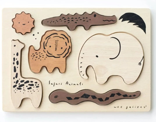 Wooden Tray Puzzle | Animal Options