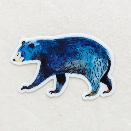 Blue Bear Vinyl Sticker